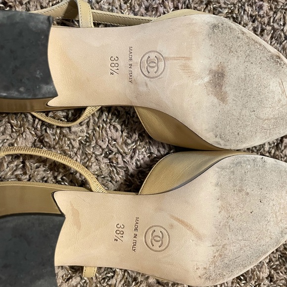 CHANEL classic slingback 100% authentic! EUC - Picture 3 of 15